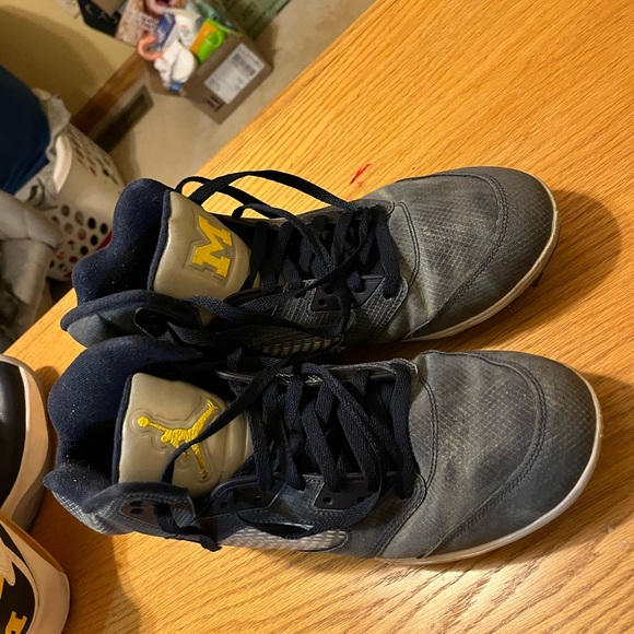Jordan Shoes Size 4 Michigan Football Team Issued Cleats Poshmark